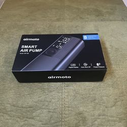 Airmoto Smart Cordless Air Pump, Portable Tire Inflator And Air Compressor with Power Kit for Car Tires, Motorcycle, Bicycle, sports equipment and etc