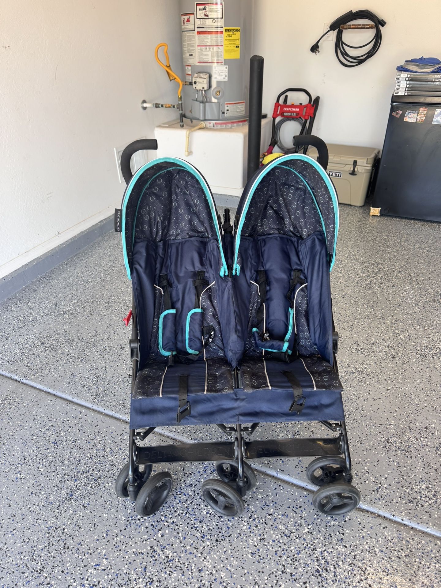 Delta Children Double Stroller Lx