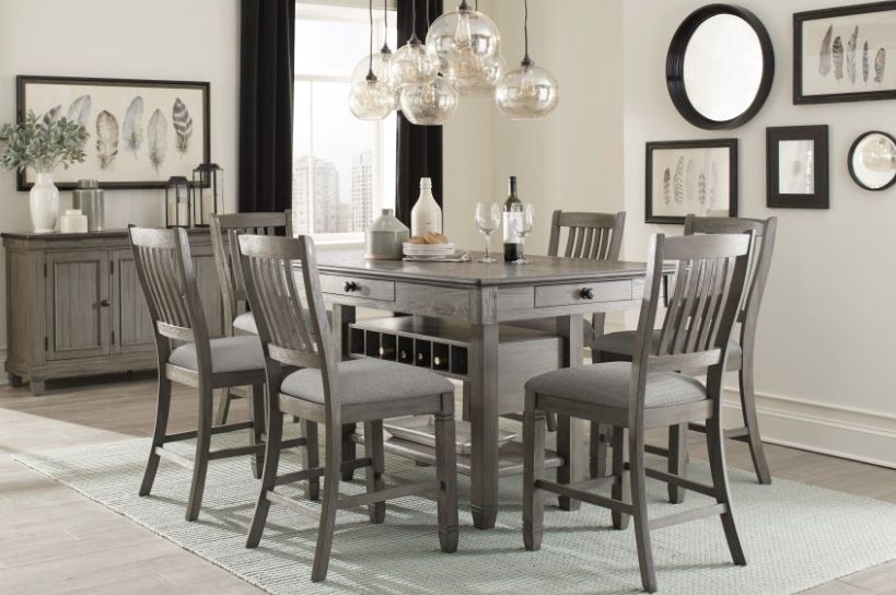 Counter high 7 PIECE TABLE SET