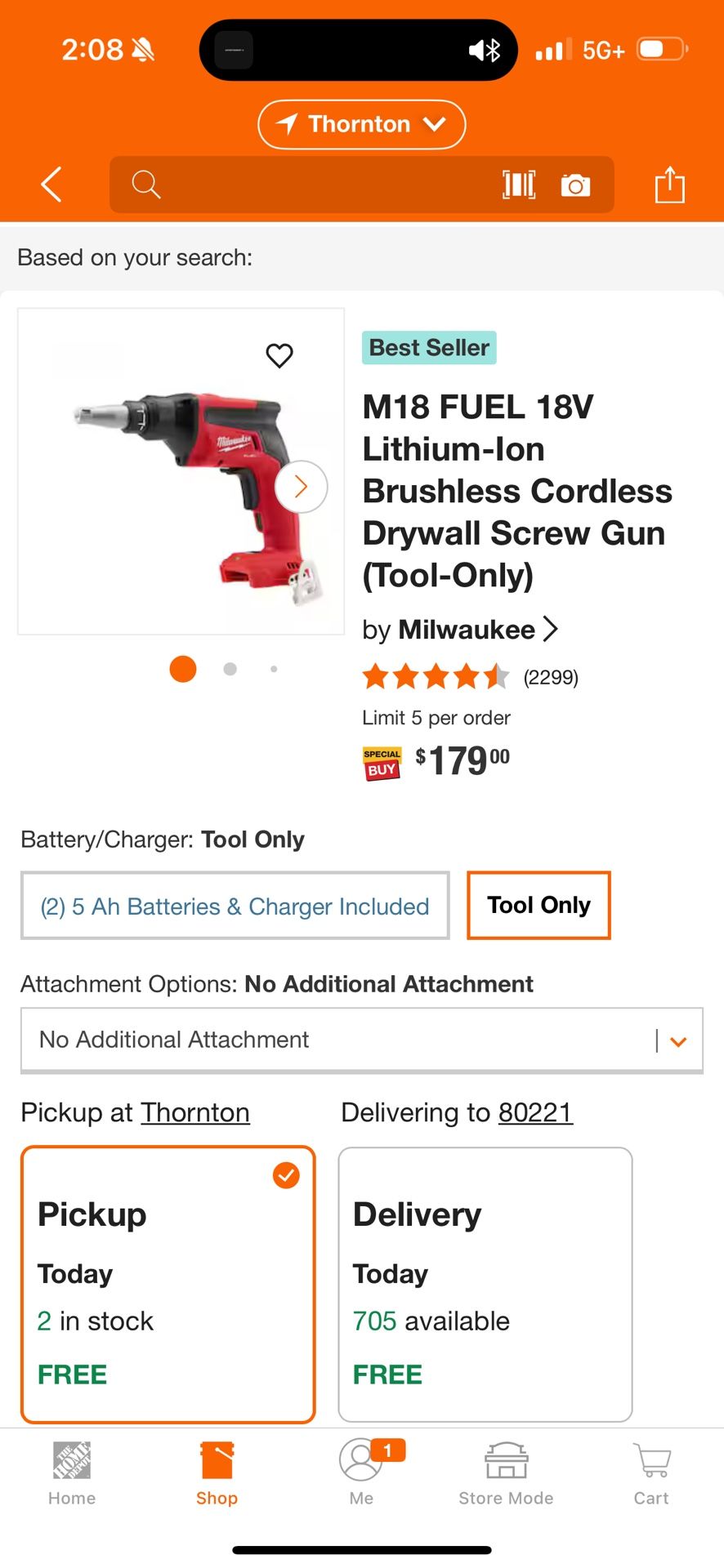 Milwaukee Drywall Drill