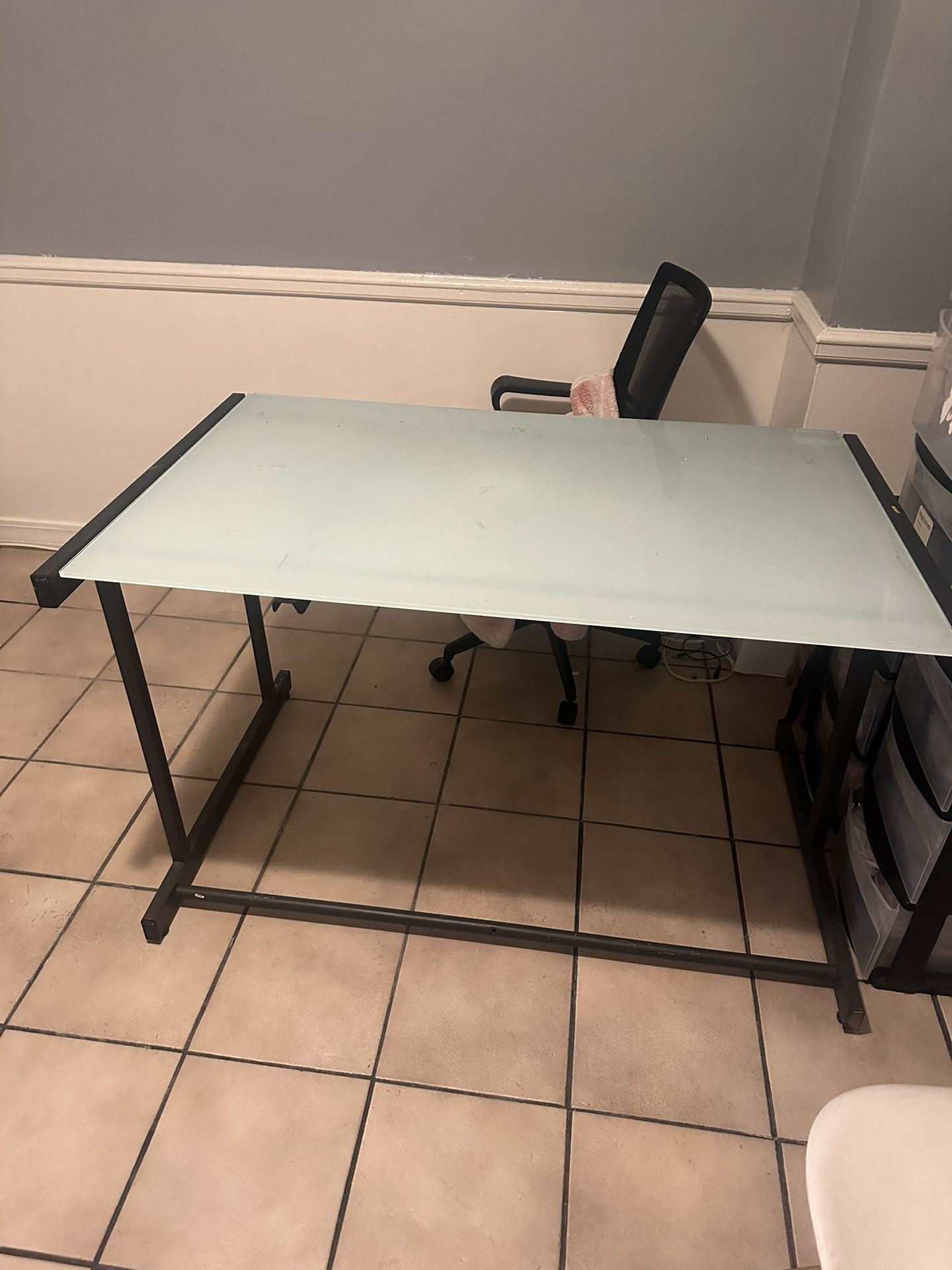 Tempered Glass Desk