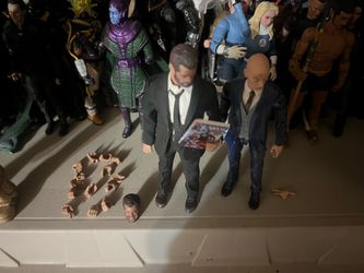 Wolverine “Logan” and Professor X 1:12 Scale Action Figures