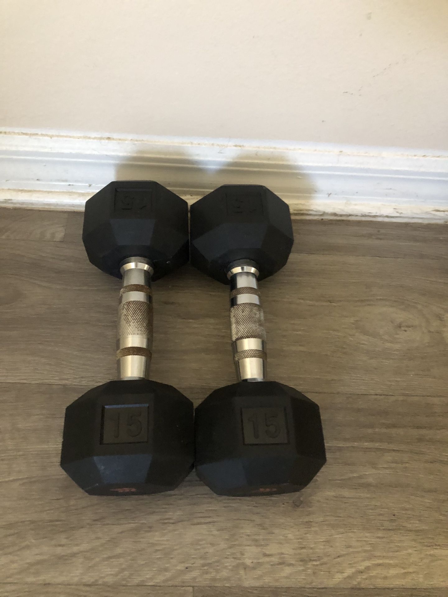 15 Lb Dumbbells