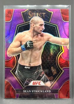 2023 UFC Panini Select Sean Strickland Premier /99 Card
