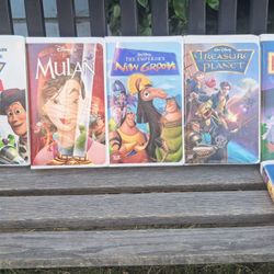 Assorted Disney VHS Movie Lot 