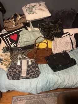 Designer Handbags Lot Barley Used