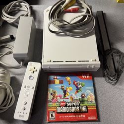 Nintendo wii with Mario