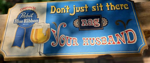 Vintage 1960s Beer sign
