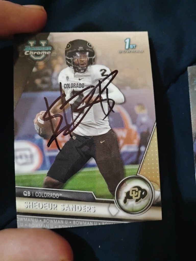 Shedeur Sanders Signed Auto Rookie Card Autograph Cleveland Browns