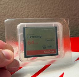SanDisk Extreme 64GB CompactFlash Card – UDMA 7 – 120MB/s