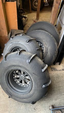 Sand Craft UTV Sand Tires on Wheels Set of 4