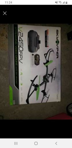 Drone With Vr Headset And Controller 