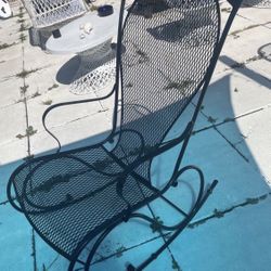 Vintage Mid Century Modern 50s Woodard Rocker 