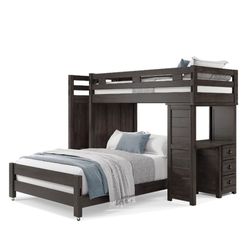 Wooden Bunk Bed 