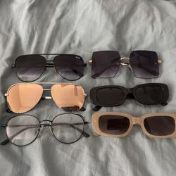 6 Sunglasses For $50