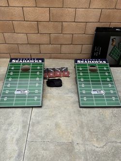 Seattle Seahawks NFL Cornhole Bean Bag Toss Set