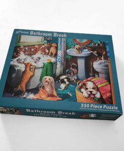 Vermont Christmas Co. Bathroom Break 550 Piece Puzzle