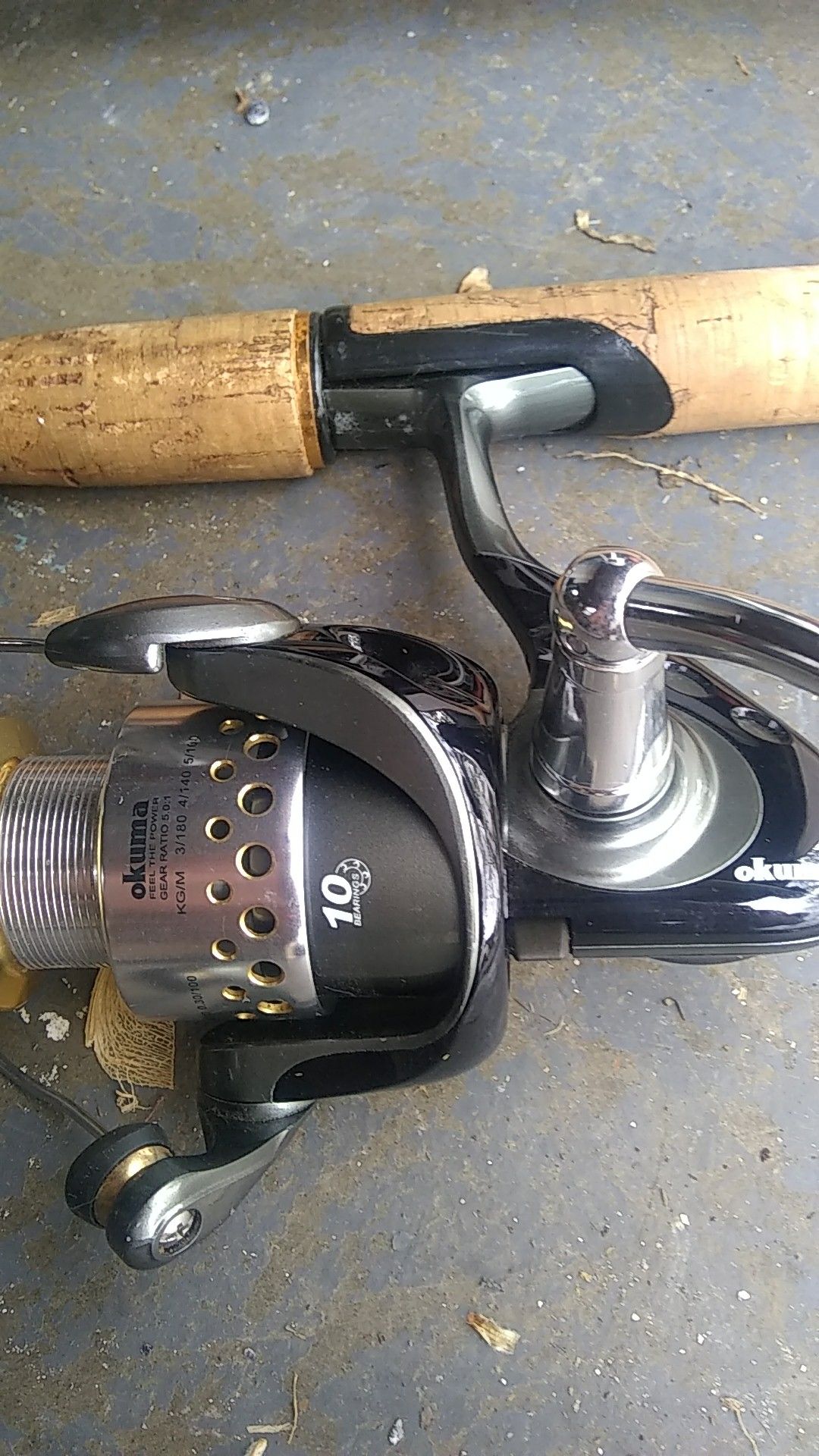 Really nice used fishing reels and rods