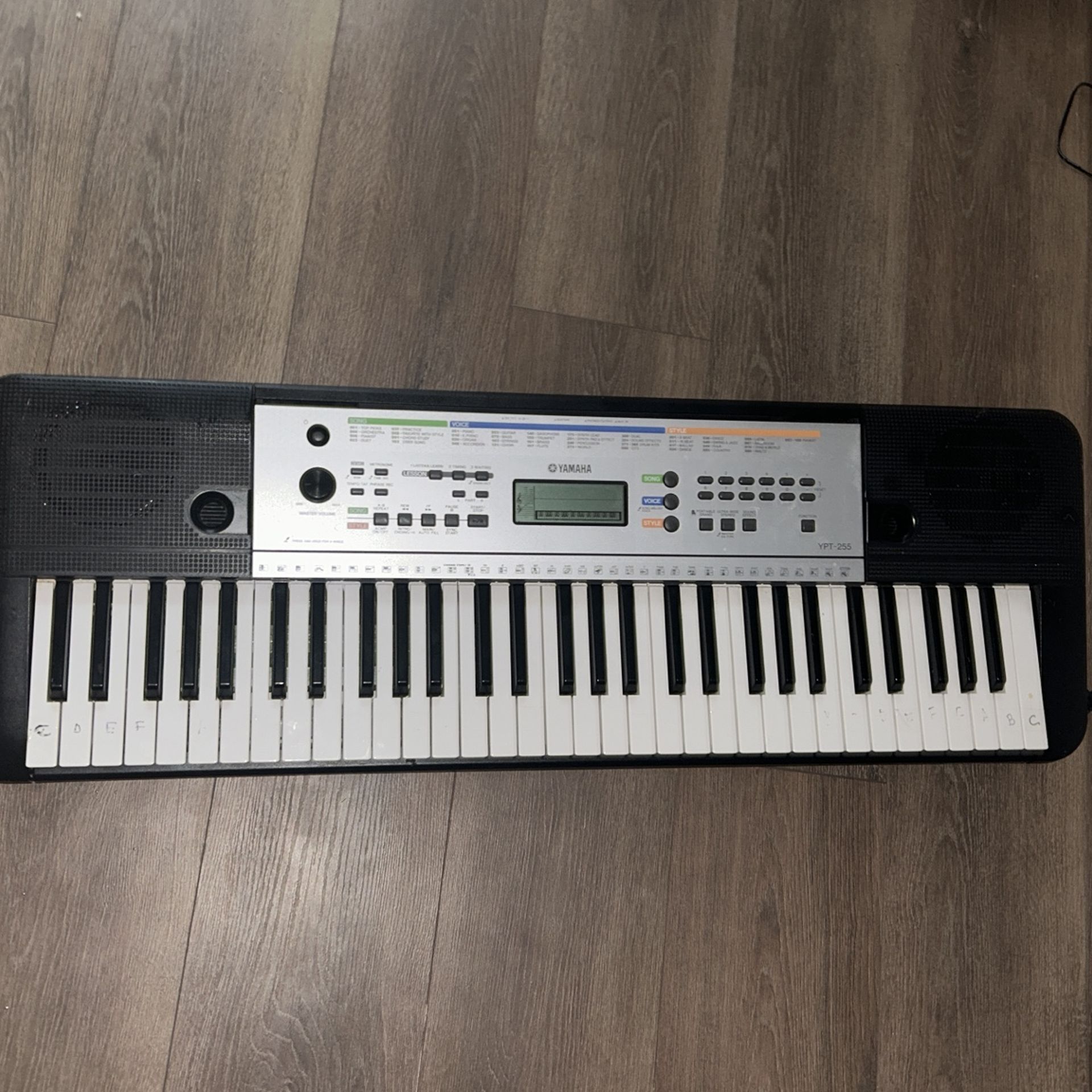 Portable Piano With Stand Holding Part