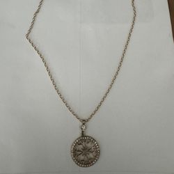 Necklace with Circular Pendant