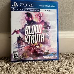 Blood & Truth for PlayStation VR