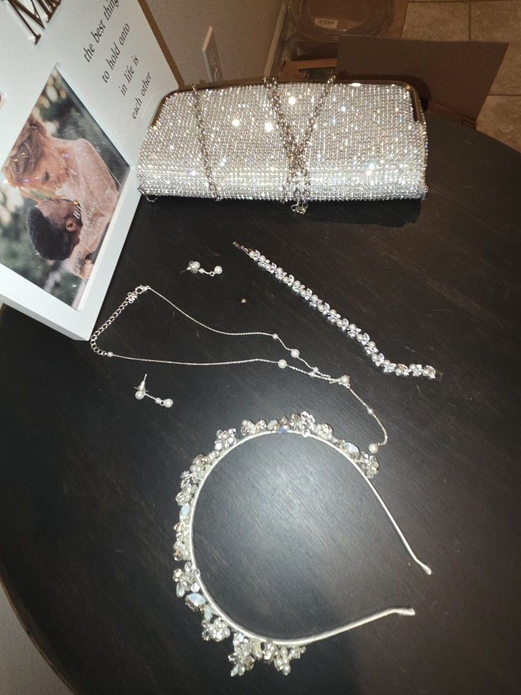 Bridal Jewelry & Bridal Purse From David's Bridal 
