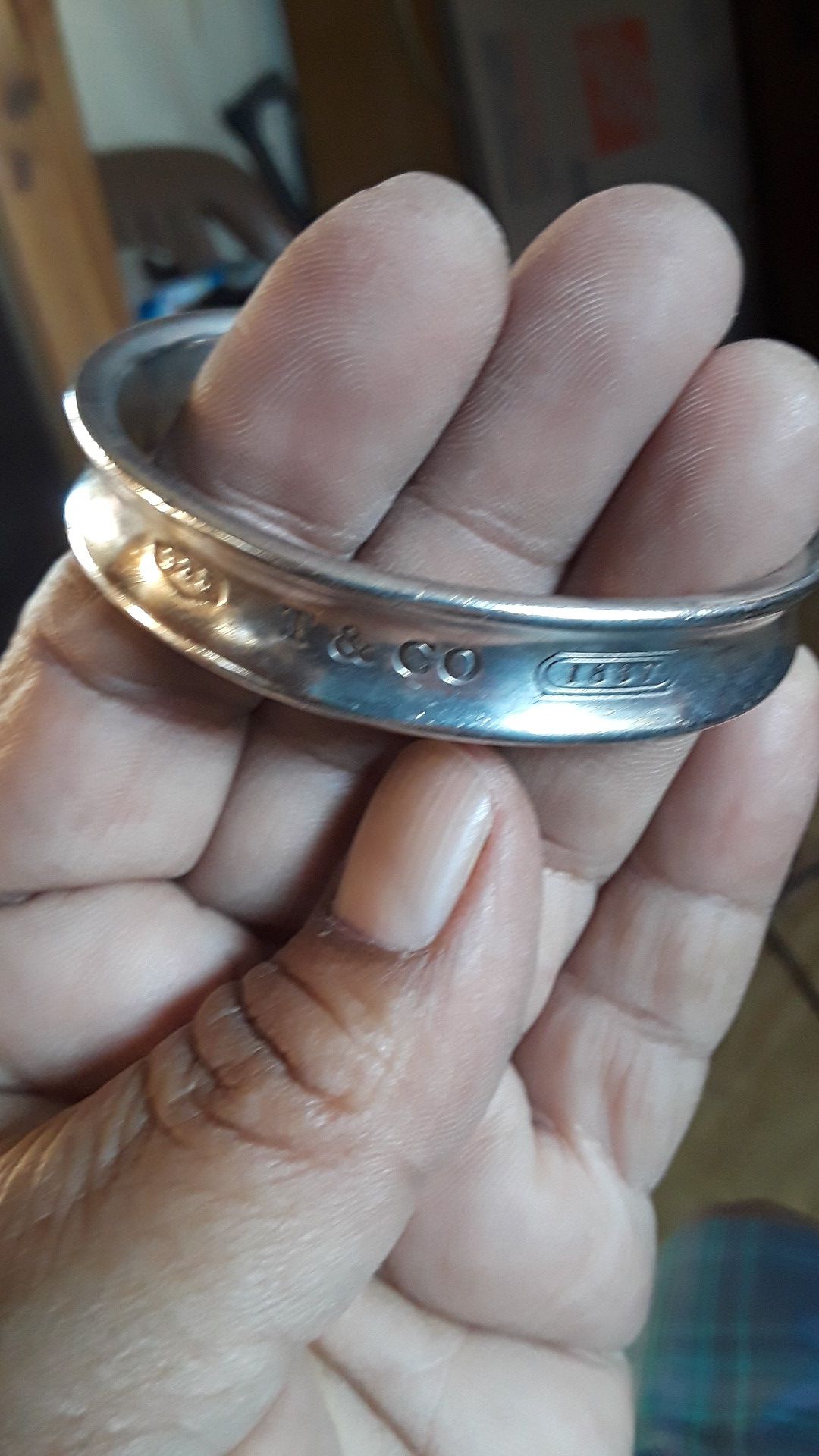 Tiffany cuff silver bracelet
