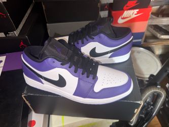 Jordan 1 Low ( Court Purple White )