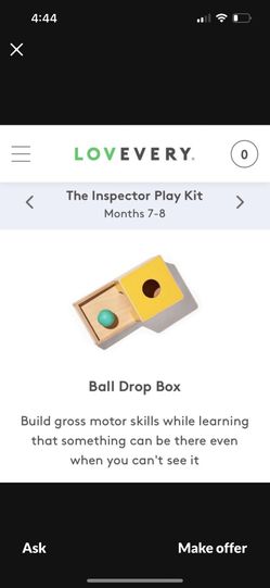 Lovevery Ball Drop Box