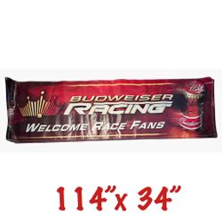 9FT 1/2  Vinyl Budweiser Banner 