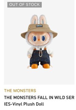 The Monster Labubu Fall In Wild Plush Doll