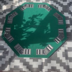 Fold Up Poker Table With Chips 