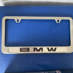BMW Stainless Steel License Plate Holder