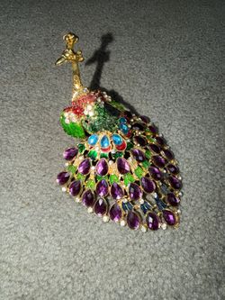 Peacock figurine Christmas gift