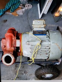 Tatung co. 3 phase induction motor w/ Berkeley pump