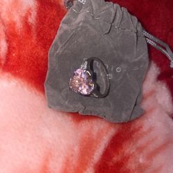 Avon Pink Heart Ring