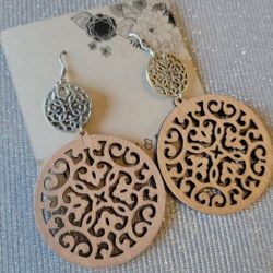 "Aanya" Wooden Boutique Earrings 