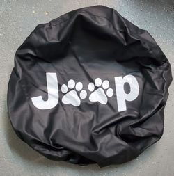 Jeep spare tire cover - Paw Prints - Like New condition, never used
