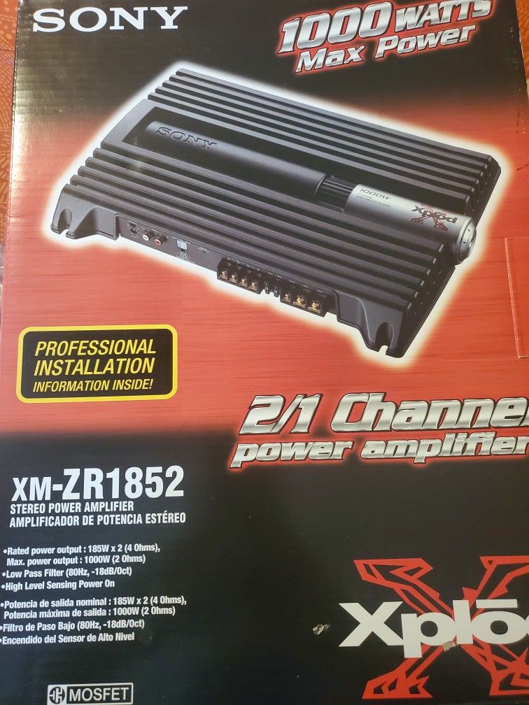 Sony Xplod Amplifier