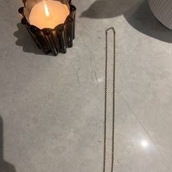 Authentic Mejuri chain • solid 14k gold accents + sterling silver • 22″ length