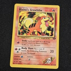 Blaine's Growlithe - Gym Challenge 