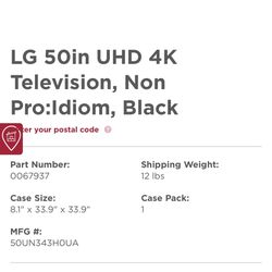 50IN TV For Sale!!! Best Available Offer