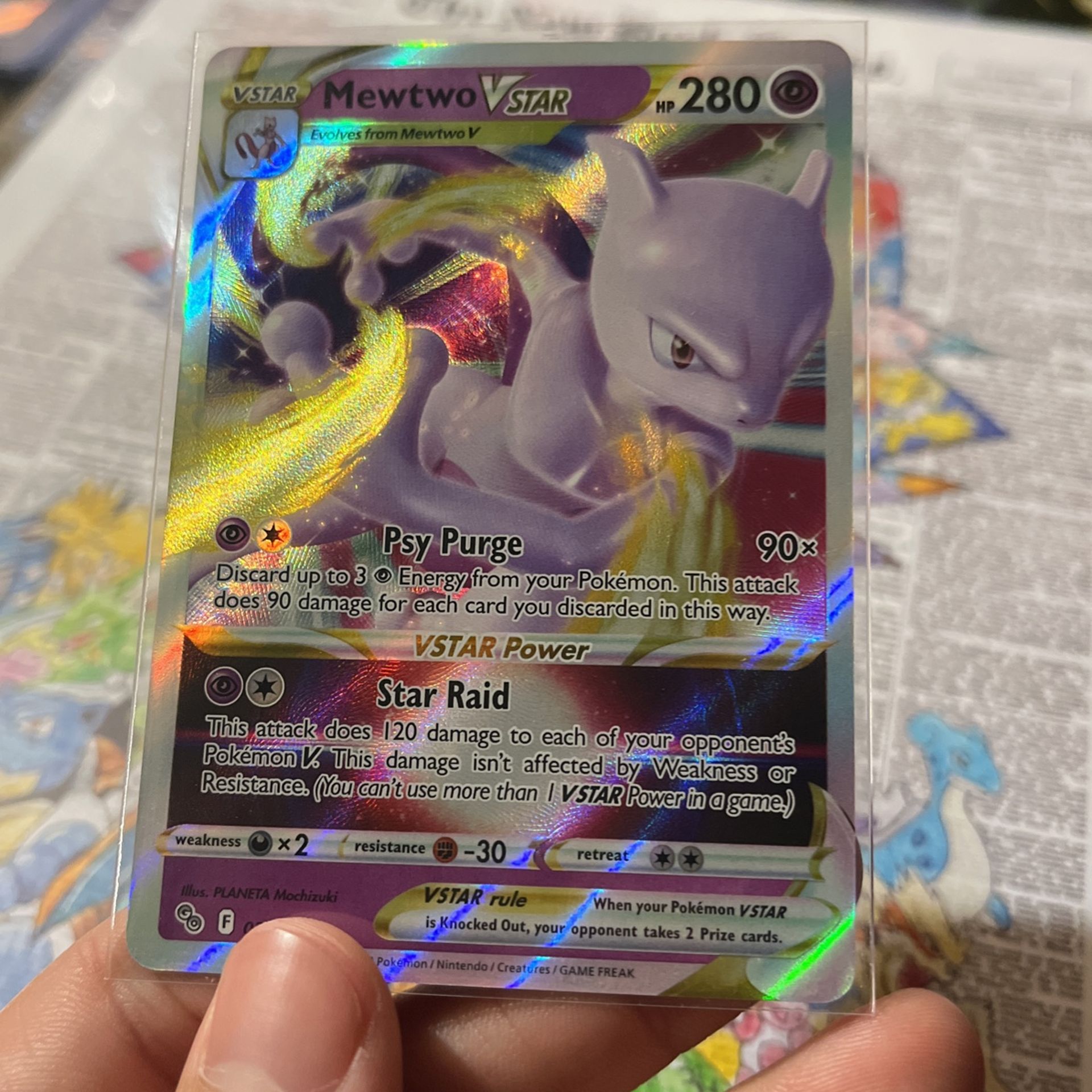 Pokemon Go Mewtwo Vstar #31/78 Holo Trading Card – Rotterdam Comics