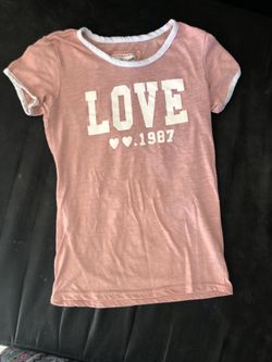 A light pink shirt