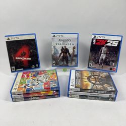 Lot of 9 Sony PlayStation 5 PS5 Games See Description for Titles