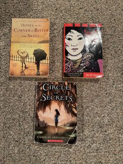 3LikeNew Paperback Books-Hotel Corner Of, Name Me Nobody, Circle Of Secrets