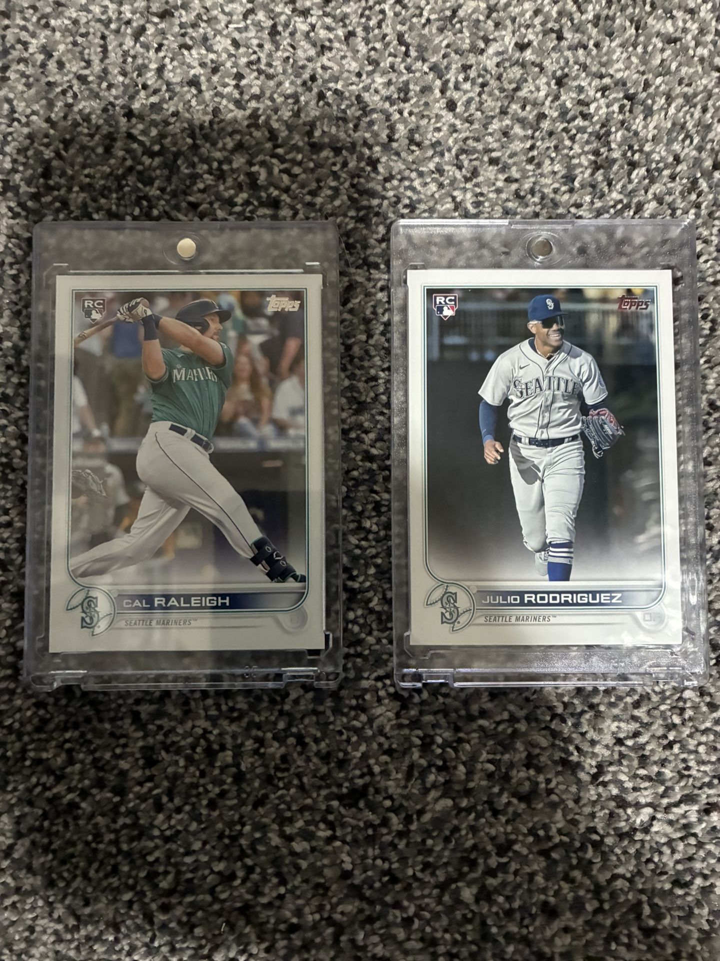 Cal Raleigh/Julio Rodriguez Topps 22 Rookie Set