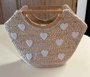 Shiraleah Chicago straw woven bag
