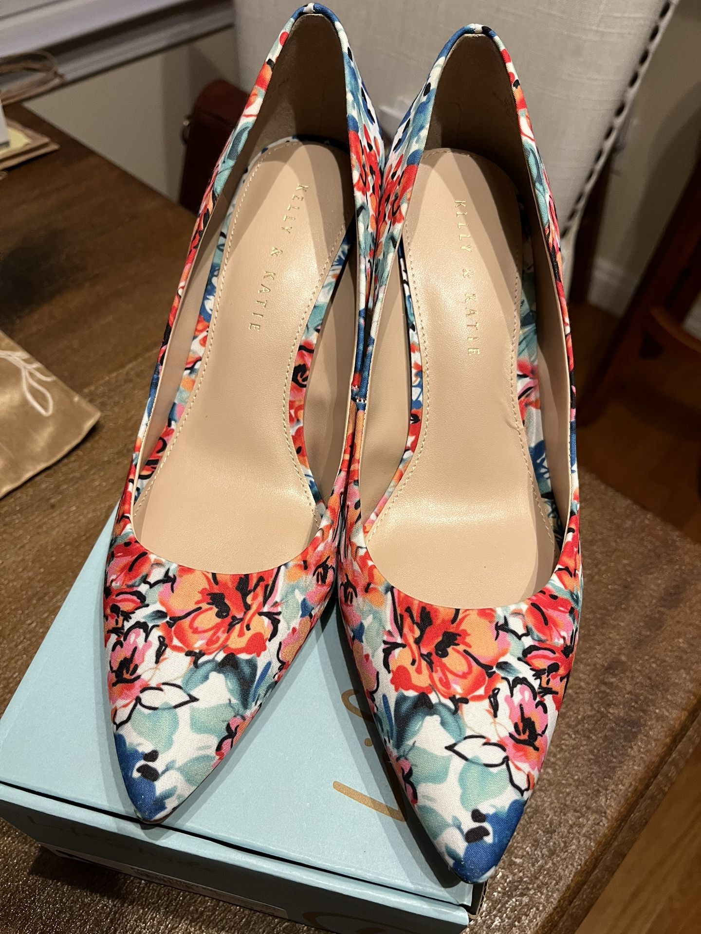 Katie & Kelly Floral Heels