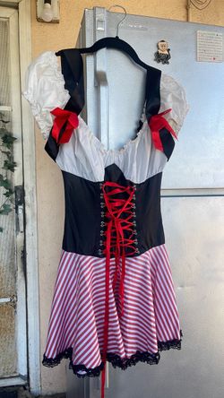 Vestido de Halloween  pirata uso normal size S